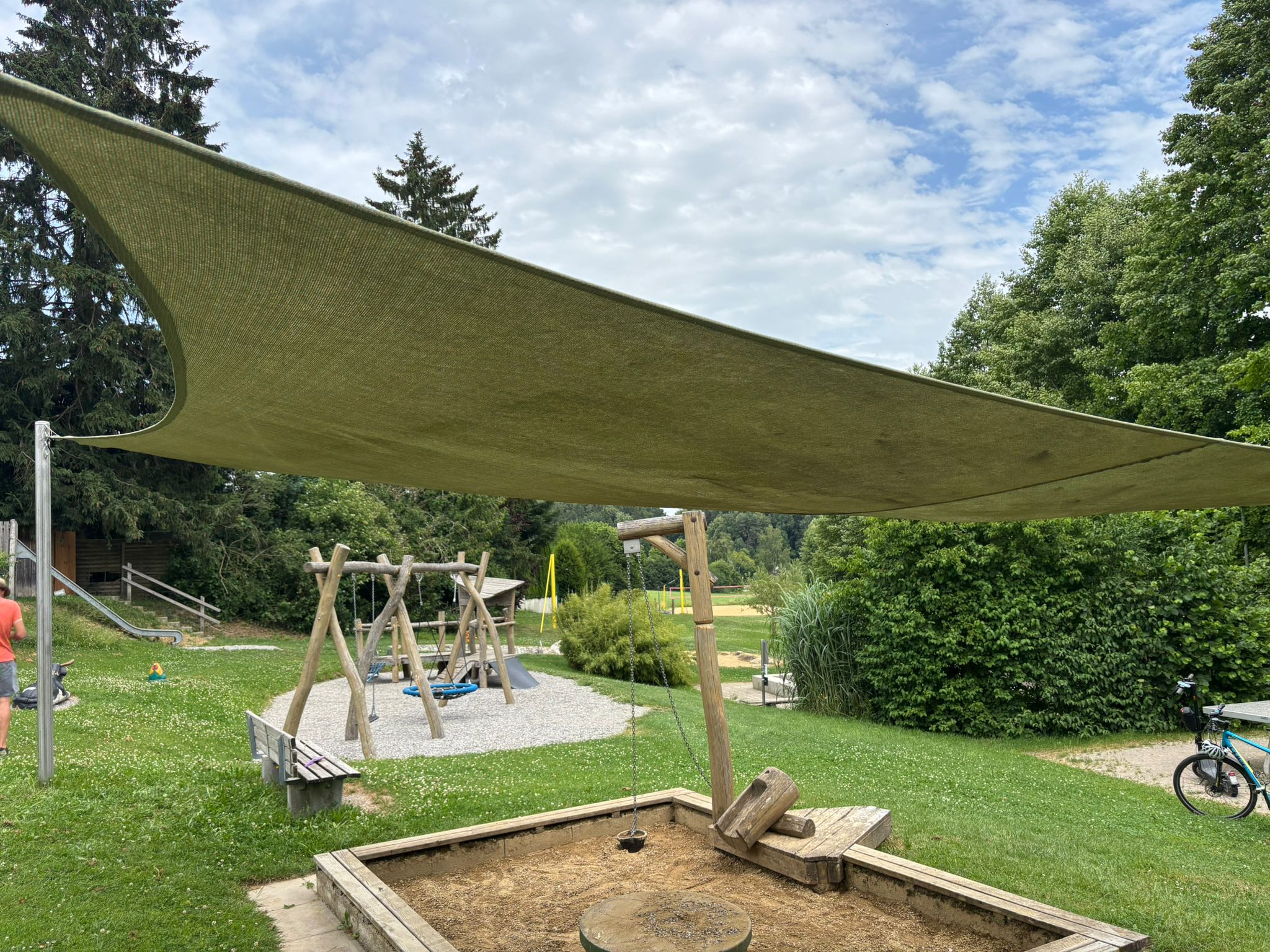 Du betrachtest gerade Sonnensegel am Spielplatz wieder im Einsatz